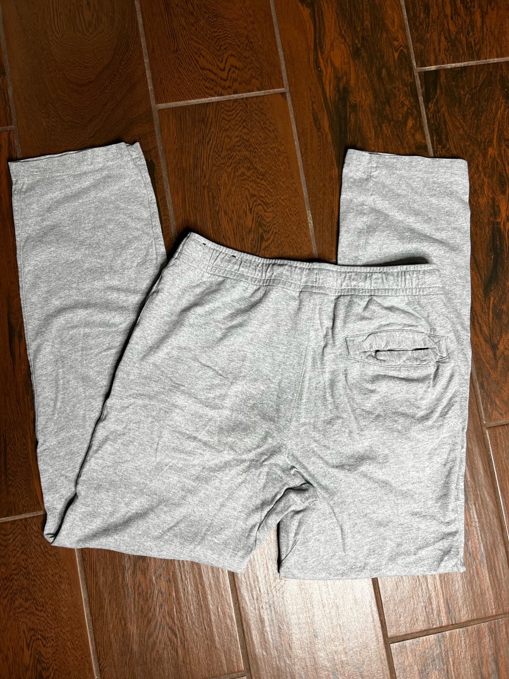 Nike Gray Straight Leg Sweatpants Small White Embroidered Logo Women’s Pants - Picture 5 of 5
